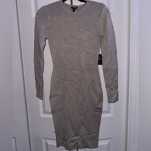 Long Sleeve Mid Calf Dress